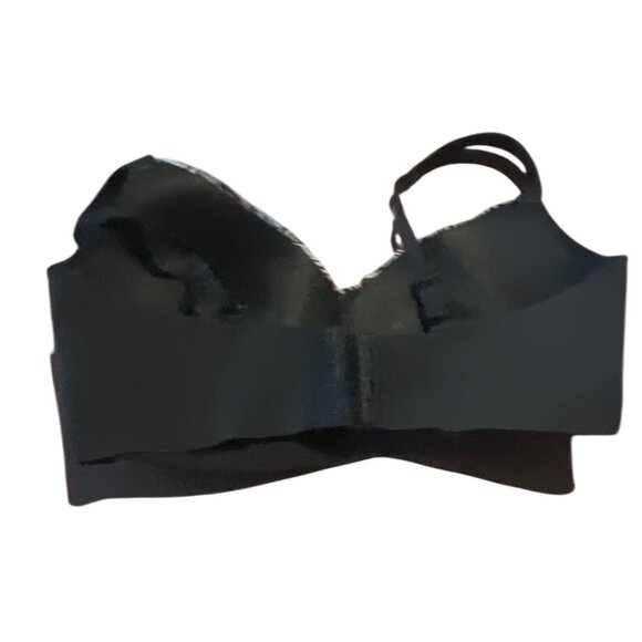 Rhonda Shear Zebra Print Black Bra 9406 Full Coverage Size XL Nylon Spandex Wome - Picture 4 of 5